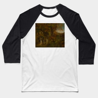 Wooded Landscape by Gustave Courbet Baseball T-Shirt
